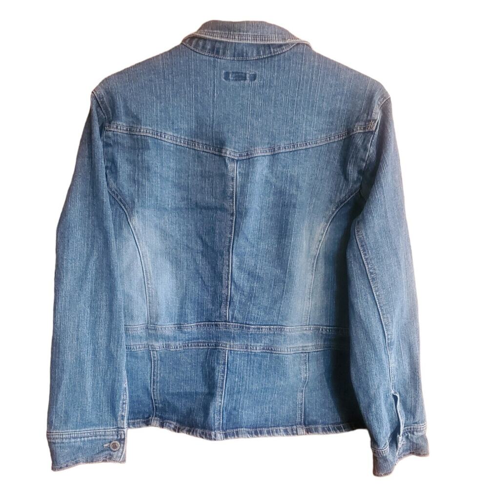 Duckhead Duck Head Jeans Women's Size 1X Classic Denim Jean Jacket Simple Chic - Picture 2 of 6